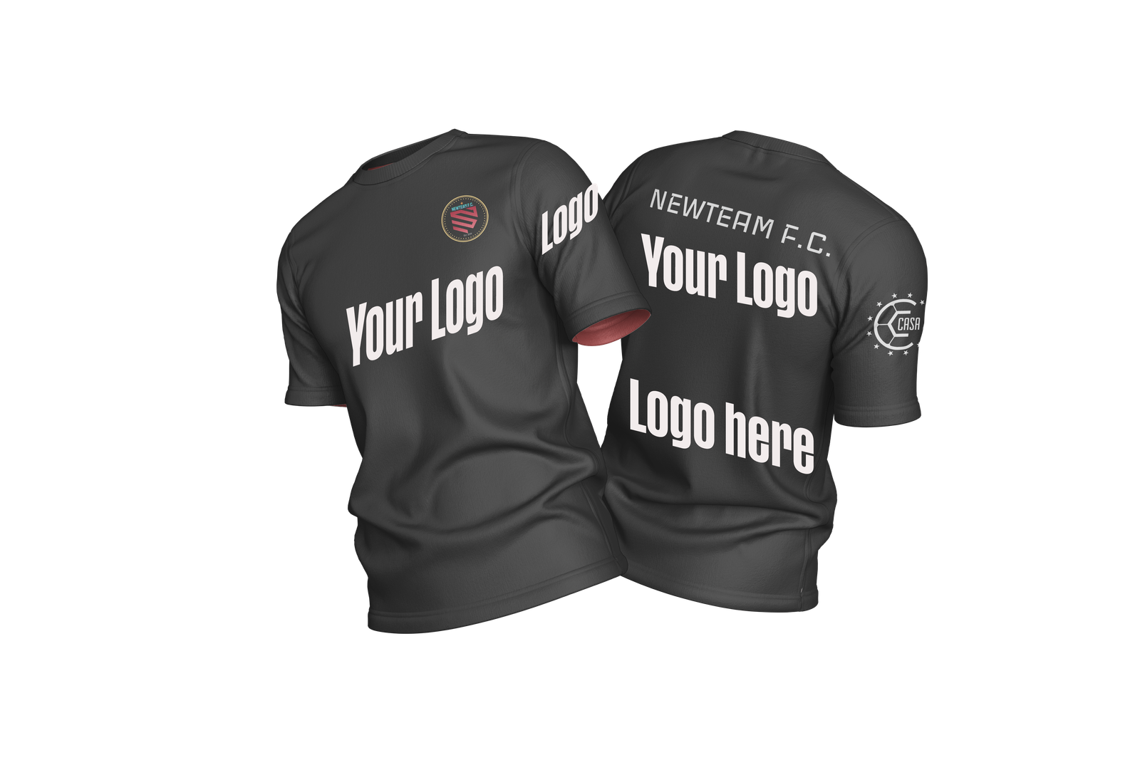 Your Business Logo on Newteam FC Jersey